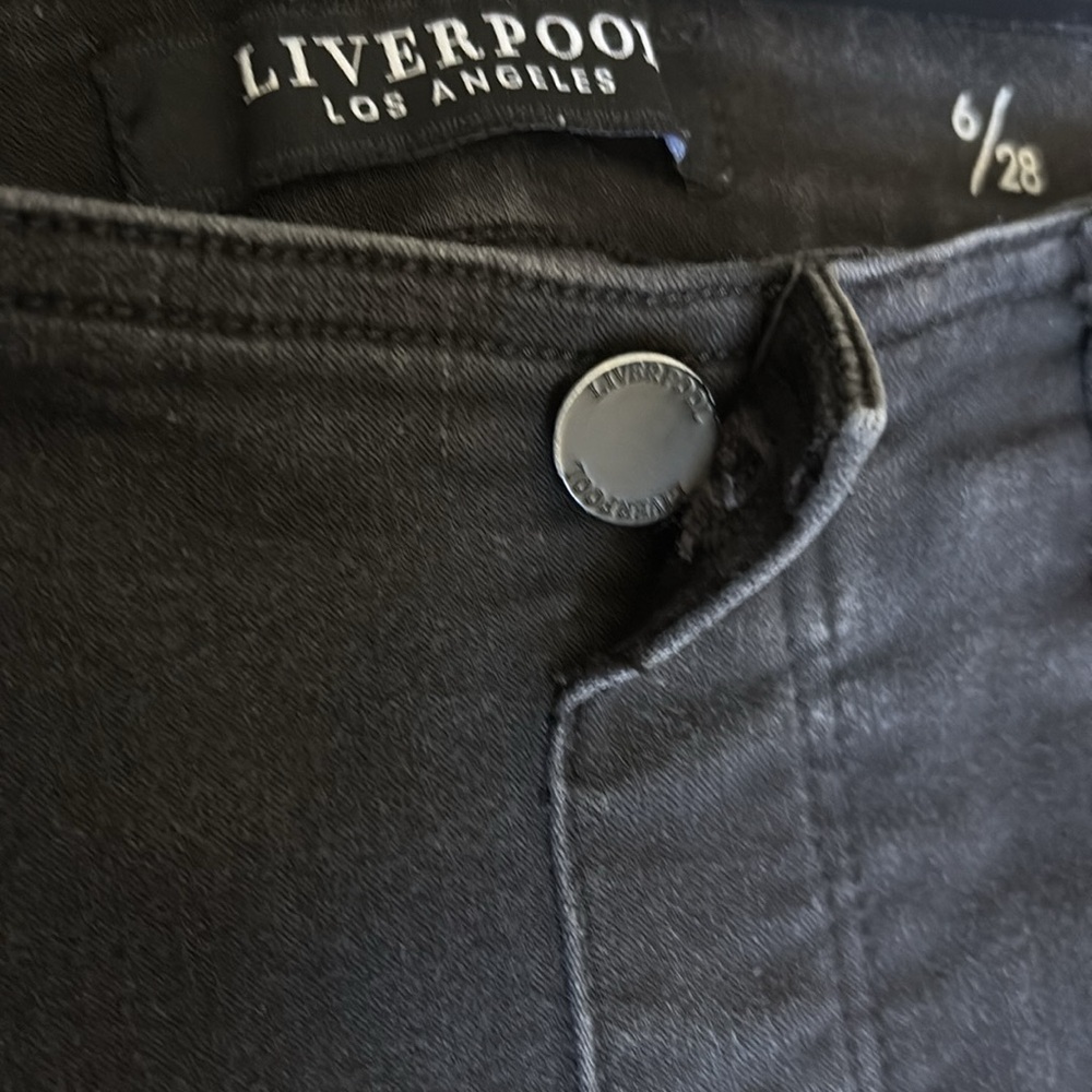Liverpool Black Skinny Pull On Jeans Size 28 - Picture 10 of 16